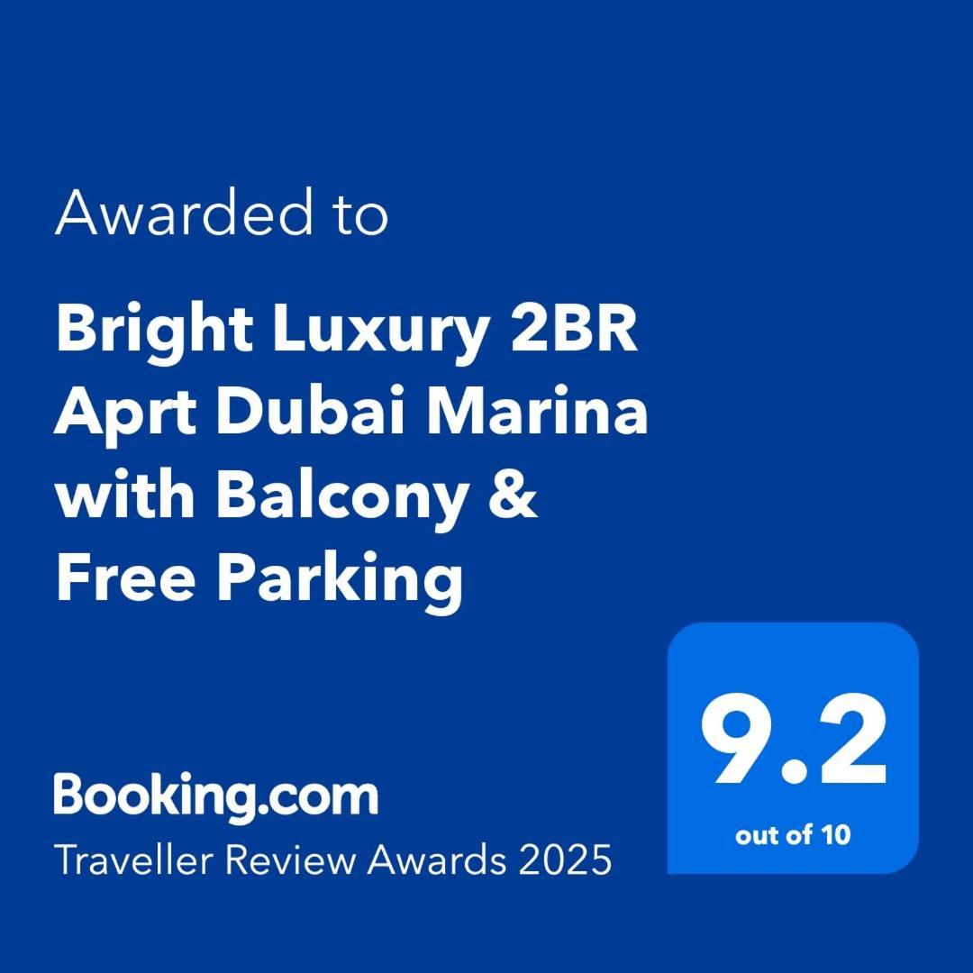 Apartamento Bright Luxury 2Br Aprt Dubai Marina With Balcony Exterior foto
